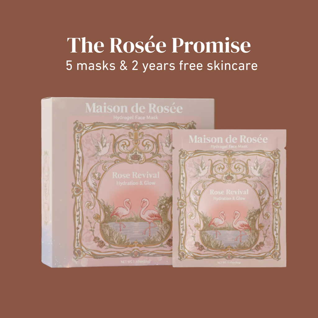 The Rosée Promise - 5 Masks & 2 yrs Free Skincare